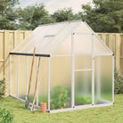 Tuinkas voor plantenbescherming met stevige aluminium frame voor landbouwinstallatie - Zilver / 224 x 169 x 195 cm / 1