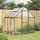 Tuinkas voor plantenbescherming met stevige aluminium frame voor landbouwinstallatie - Antraciet / 169 x 169 x 195 cm