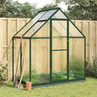 Tuinkas voor plantenbescherming met stevige aluminium frame voor landbouwinstallatie - Groen / 169 x 114 x 202 cm / 1