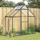 Tuinkas voor plantenbescherming met stevige aluminium frame voor landbouwinstallatie - Antraciet / 169 x 114 x 195 cm