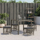 Tuinkrukken met poly rattan voor een comfortabele zitervaring - Tuinpoefs
