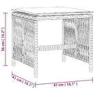 Tuinkrukken met poly rattan voor een comfortabele zitervaring - Tuinpoefs