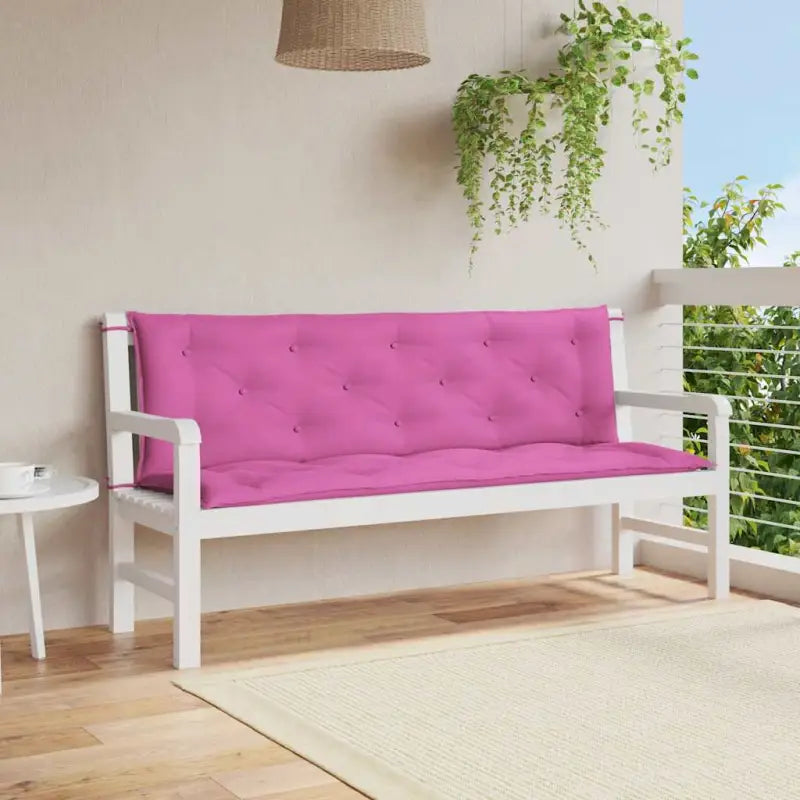 Tuinkussen oxford stof voor een frisse uitstraling en behoud van oorspronkelijke vorm - Roze / 150 cm / 2 - Stoelkussens