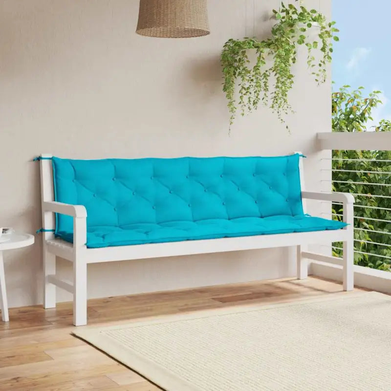 Tuinkussen oxford stof voor een frisse uitstraling en behoud van oorspronkelijke vorm - Turquoise / 200 cm / 2