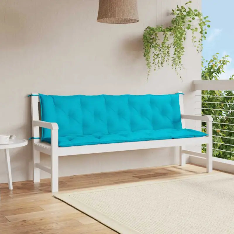 Tuinkussen oxford stof voor een frisse uitstraling en behoud van oorspronkelijke vorm - Turquoise / 180 cm / 2