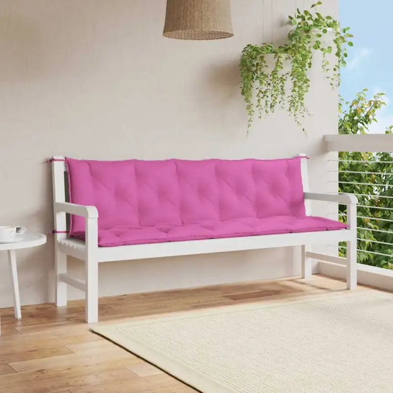 Tuinkussen oxford stof voor een frisse uitstraling en behoud van oorspronkelijke vorm - Roze / 180 cm / 2 - Stoelkussens