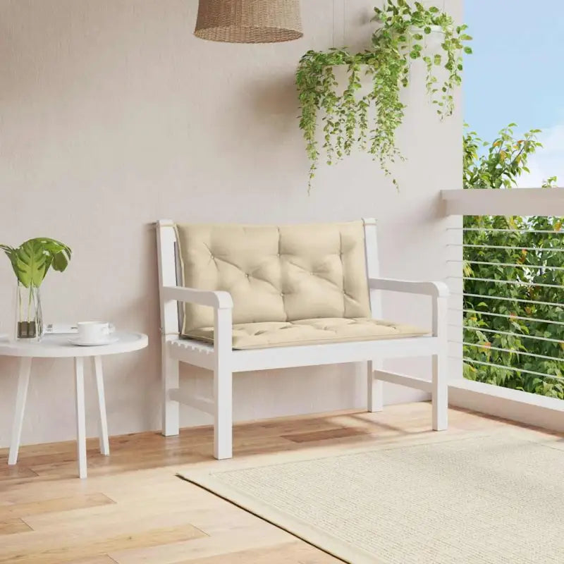 Tuinkussen oxford stof voor een frisse uitstraling en behoud van oorspronkelijke vorm - Beige / 100 cm / 2