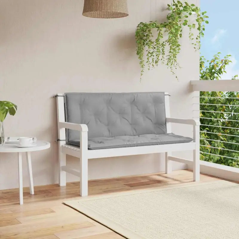 Tuinkussen oxford stof voor een frisse uitstraling en behoud van oorspronkelijke vorm - Grijs / 120 cm / 2