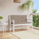 Tuinkussen oxford stof voor een frisse uitstraling en behoud van oorspronkelijke vorm - Taupe / 120 cm / 2