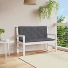 Tuinkussen oxford stof voor een frisse uitstraling en behoud van oorspronkelijke vorm - Antraciet / 120 cm / 2