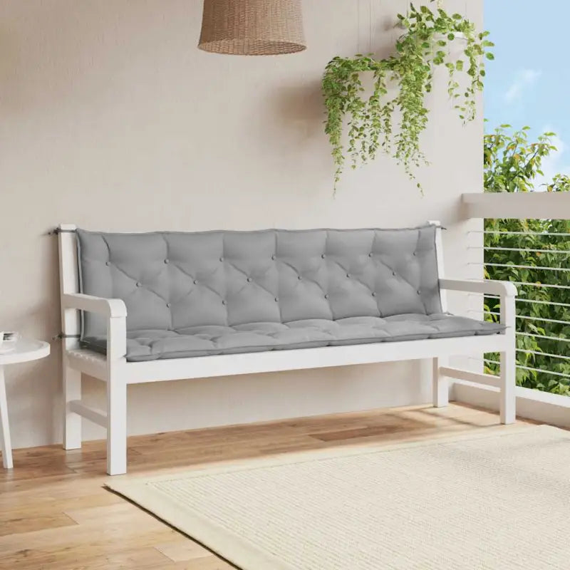 Tuinkussen oxford stof voor een frisse uitstraling en behoud van oorspronkelijke vorm - Grijs / 200 cm / 2