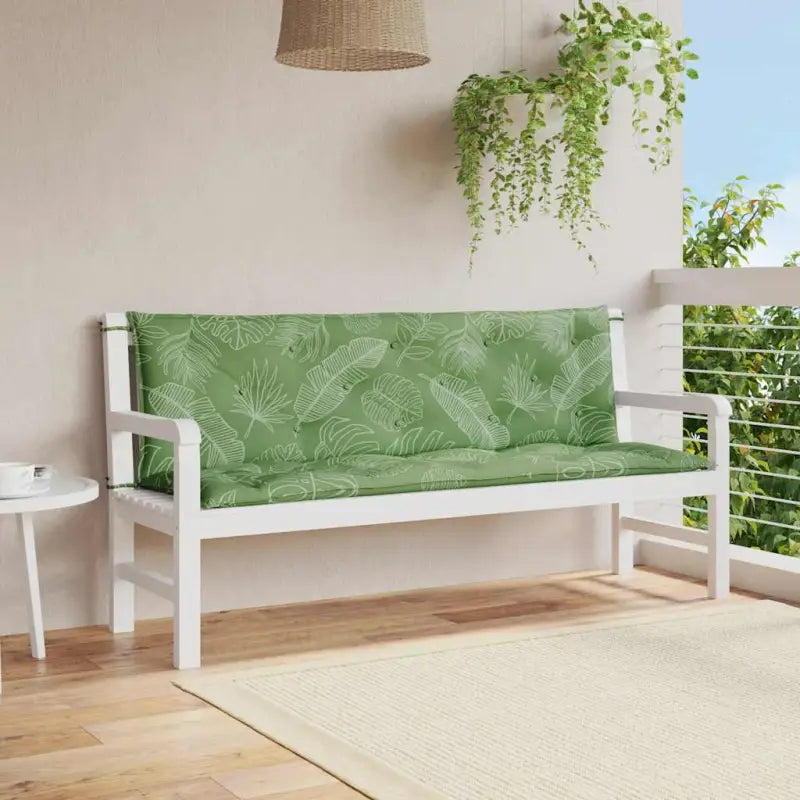 Tuinkussen oxford stof voor een frisse uitstraling en behoud van oorspronkelijke vorm - Bladpatroon / 150 cm / 2