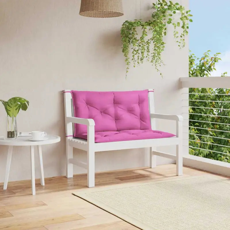 Tuinkussen oxford stof voor een frisse uitstraling en behoud van oorspronkelijke vorm - Roze / 100 cm / 2 - Stoelkussens