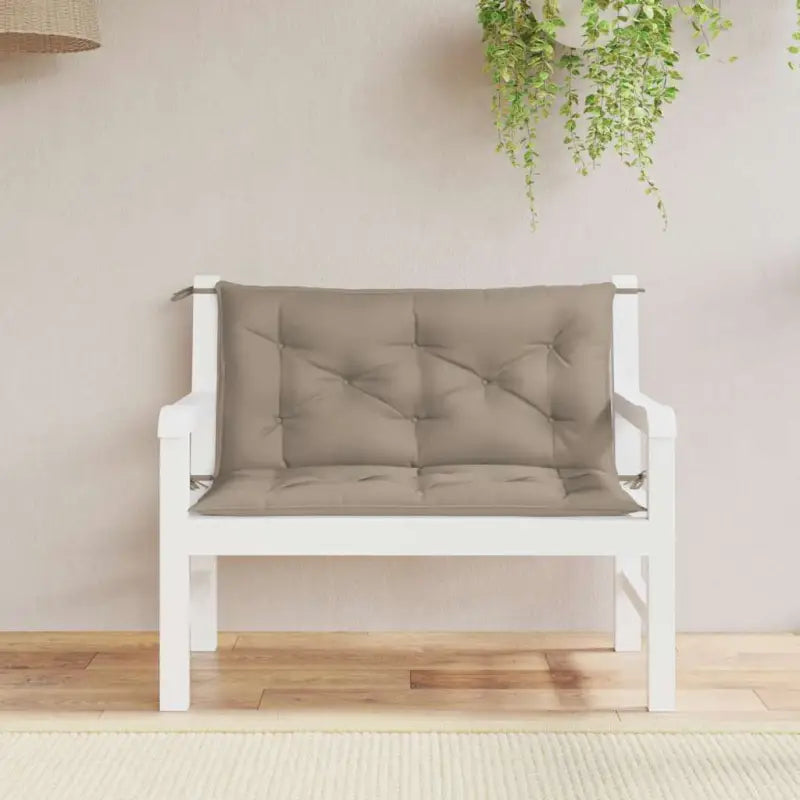 Tuinkussen oxford stof voor een frisse uitstraling en behoud van oorspronkelijke vorm - Taupe / 100 cm / 2