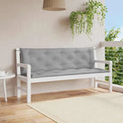 Tuinkussen oxford stof voor een frisse uitstraling en behoud van oorspronkelijke vorm - Grijs / 150 cm / 2