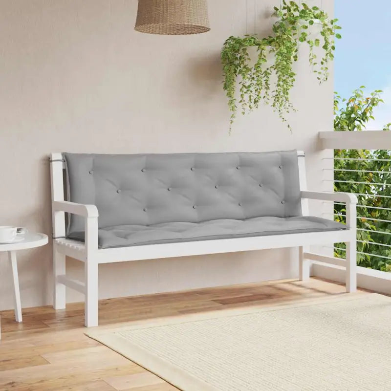 Tuinkussen oxford stof voor een frisse uitstraling en behoud van oorspronkelijke vorm - Grijs / 150 cm / 2