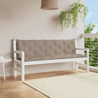Tuinkussen oxford stof voor een frisse uitstraling en behoud van oorspronkelijke vorm - Taupe / 180 cm / 2