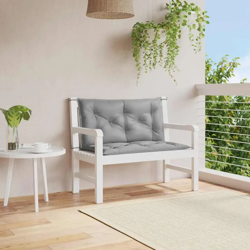 Tuinkussen oxford stof voor een frisse uitstraling en behoud van oorspronkelijke vorm - Grijs / 100 cm / 2