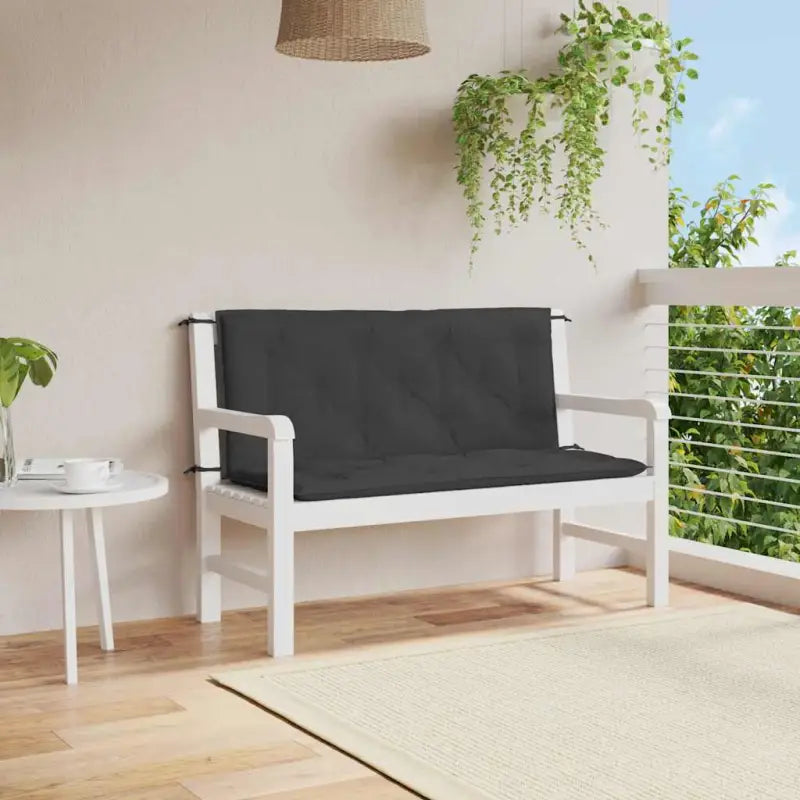 Tuinkussen oxford stof voor een frisse uitstraling en behoud van oorspronkelijke vorm - Zwart / 120 cm / 2