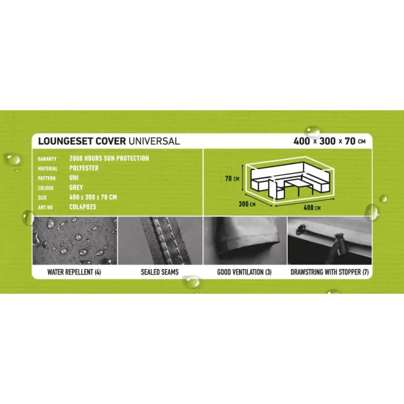 Tuinmeubelhoes met ripstop polyester voor alle weersomstandigheden - Tuinmeubelhoezen