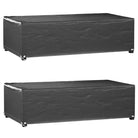 Tuinmeubelhoes voor 8-persoons rattan tuinsets met levering bevat - 125 x 70 x 35 cm / 2 - Tuinmeubelhoezen