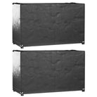 Tuinmeubelhoes voor 8-persoons rattan tuinsets met levering bevat - 125 x 55 x 75 cm / 2 - Tuinmeubelhoezen