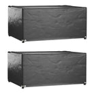 Tuinmeubelhoes voor 8-persoons rattan tuinsets met levering bevat - 160 x 120 x 75 cm / 2 - Tuinmeubelhoezen