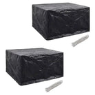 Tuinmeubelhoes voor 8-persoons rattan tuinsets met levering bevat - 172 x 113 x 73 cm / 2 - Tuinmeubelhoezen