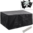 Tuinmeubelhoes voor 8-persoons rattan tuinsets met levering bevat - 240 x 140 x 90 cm / 1 - Tuinmeubelhoezen