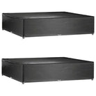Tuinmeubelhoes voor 8-persoons rattan tuinsets met levering bevat - 240 x 240 x 55 cm / 2 - Tuinmeubelhoezen