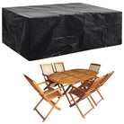 Tuinmeubelhoes voor 8-persoons rattan tuinsets met levering bevat - 242 x 162 x 100 cm / 1 - Tuinmeubelhoezen