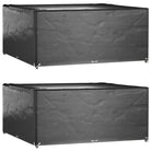 Tuinmeubelhoes voor 8-persoons rattan tuinsets met levering bevat - 250 x 250 x 90 cm / 2 - Tuinmeubelhoezen