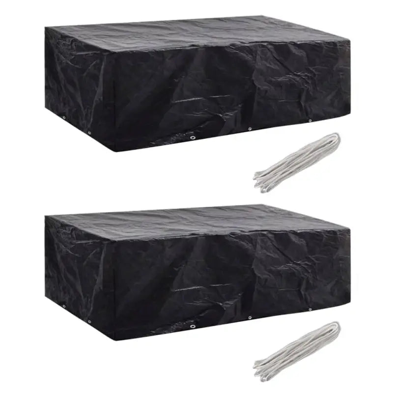 Tuinmeubelhoes voor 8-persoons rattan tuinsets met levering bevat - 300 x 140 x 90 cm / 2 - Tuinmeubelhoezen