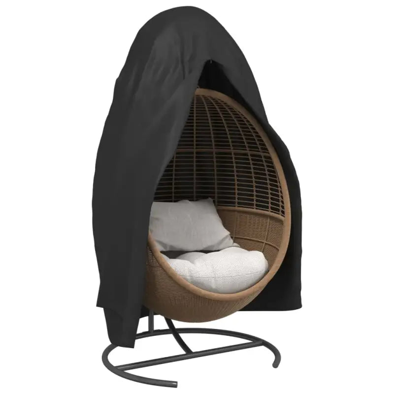 Tuinmeubelhoes voor Ei-Stoel van 420D Oxford Stof Waterdicht UV-Bestendig - 190 x 108 cm / 1 - Tuinmeubelhoezen