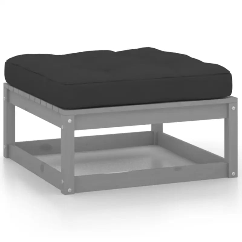 Tuinnset met massief grenenhout en comfortabele rug- zijkussens - Tuinsets