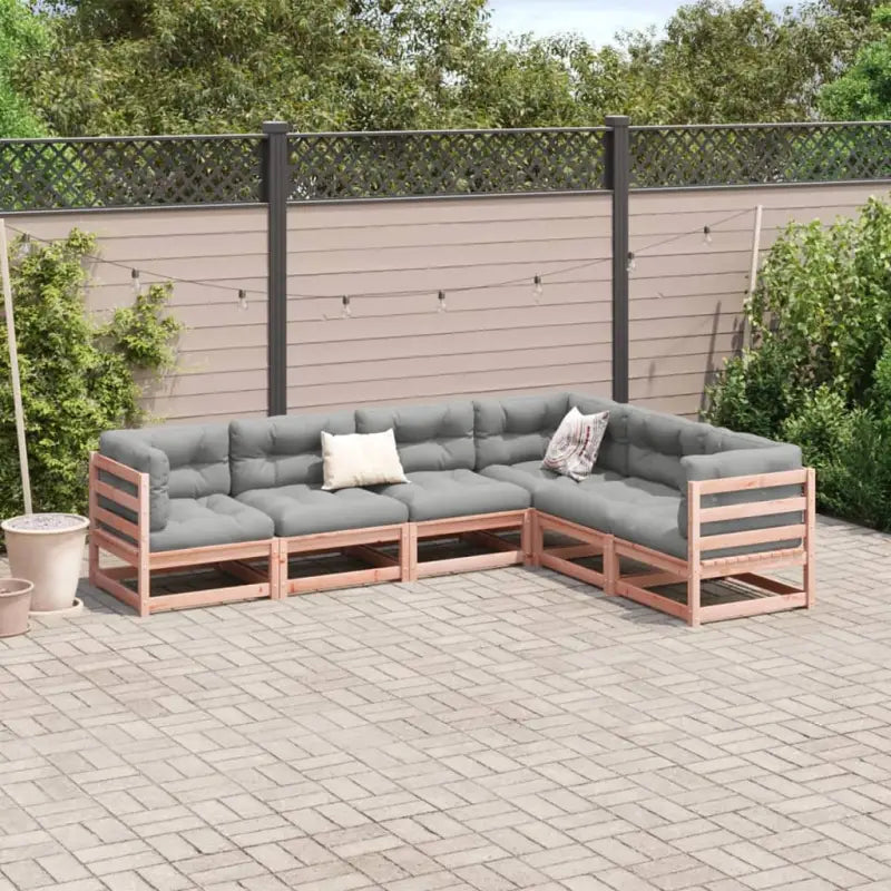 Tuinnsets met massief Douglas vurenhout voor comfortabele buitenruimte - Tuinsets