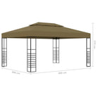 Tuinpaviljoen met vierkante details voor elegante buitenruimte - Partytenten & prieëlen