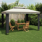Tuinpaviljoen voor sterke wind en langdurig buitengebruik - Crème / 3.94 x 2.96 m / 1 - Partytenten & prieëlen