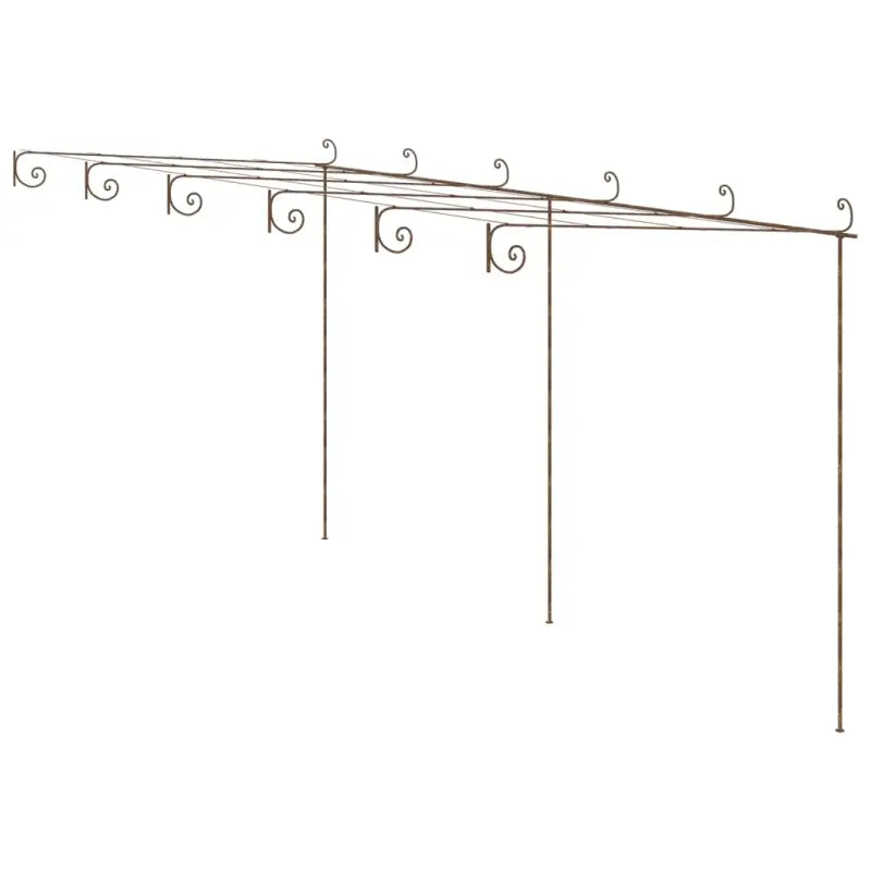 Tuinpergola van smeedijzer voor rozen en klimplanten - Tuinbogen latwerk & pergola’s
