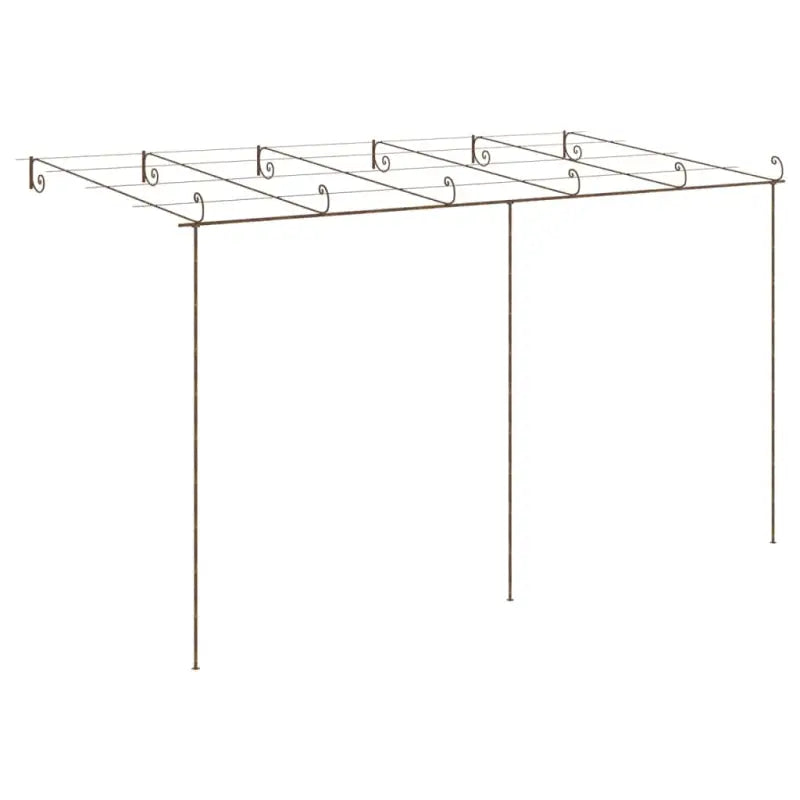 Tuinpergola van smeedijzer voor rozen en klimplanten - Tuinbogen latwerk & pergola’s