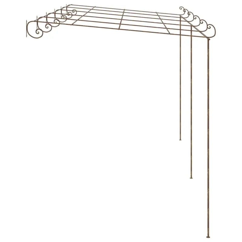 Tuinpergola van smeedijzer voor rozen en klimplanten - Tuinbogen latwerk & pergola’s