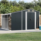 Tuinschuur van gegalvaniseerd staal voor extra opbergruimte en bescherming - Antraciet / 277 x 279 x 179 cm / 1