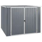 Tuinschuur van gegalvaniseerd staal voor sterke wind en bescherming - Grijs / 1 - Tuinhuizen