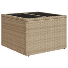 Tuinset in beige materiaal met gepoedercoat staal en comfortabele afmetingen - Tuinsets