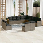 Tuinset in grijs materiaal met gepoedercoat staal en waterdichte tas - Grijs / Zonder tafel - Tuinsets