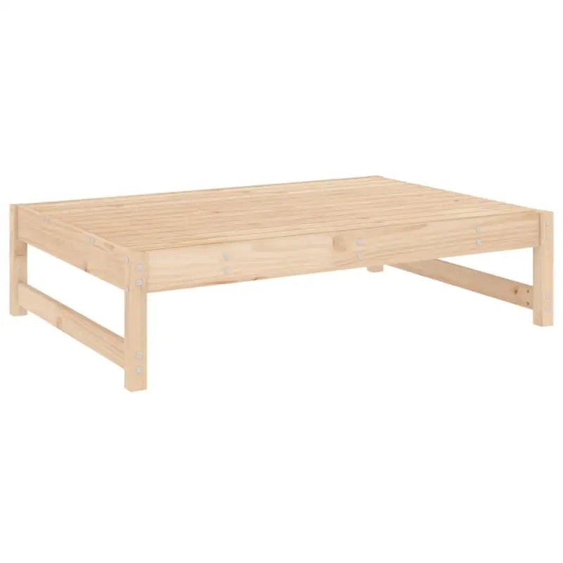Tuinset in massief grenenhout met salontafel en voetenbank - Tuinsets