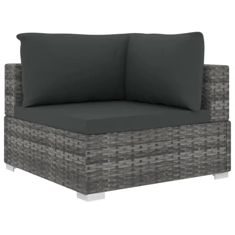 Tuinset in Rattan voor het hele jaar levering bevat stijlvolle loungeset - Grijs - Tuinsets