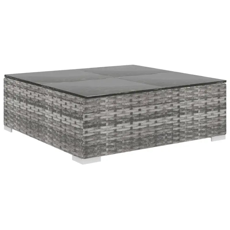 Tuinset in Rattan voor het hele jaar levering bevat stijlvolle loungeset - Grijs - Tuinsets