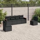 Tuinset in zwart materiaal met gepoedercoat staal en afmetingen flexibel - Zwart / Zonder tafel - Tuinsets