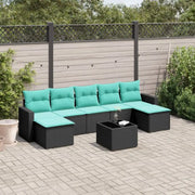 Tuinset in zwart materiaal met gepoedercoat staal en perfecte afmetingen - Tuinsets